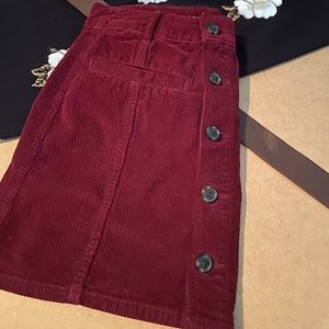 American Eagle A-Line Corduroy Skirt